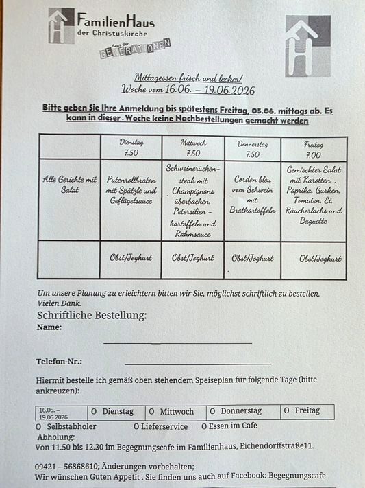 Speiseplan