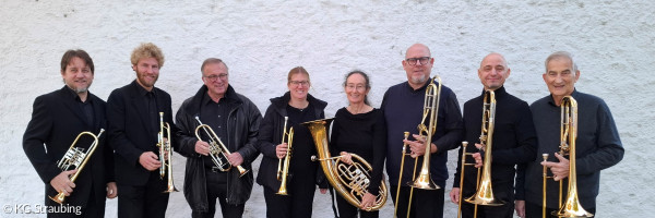 Die Mitglieder des Posaunenchors Straubing